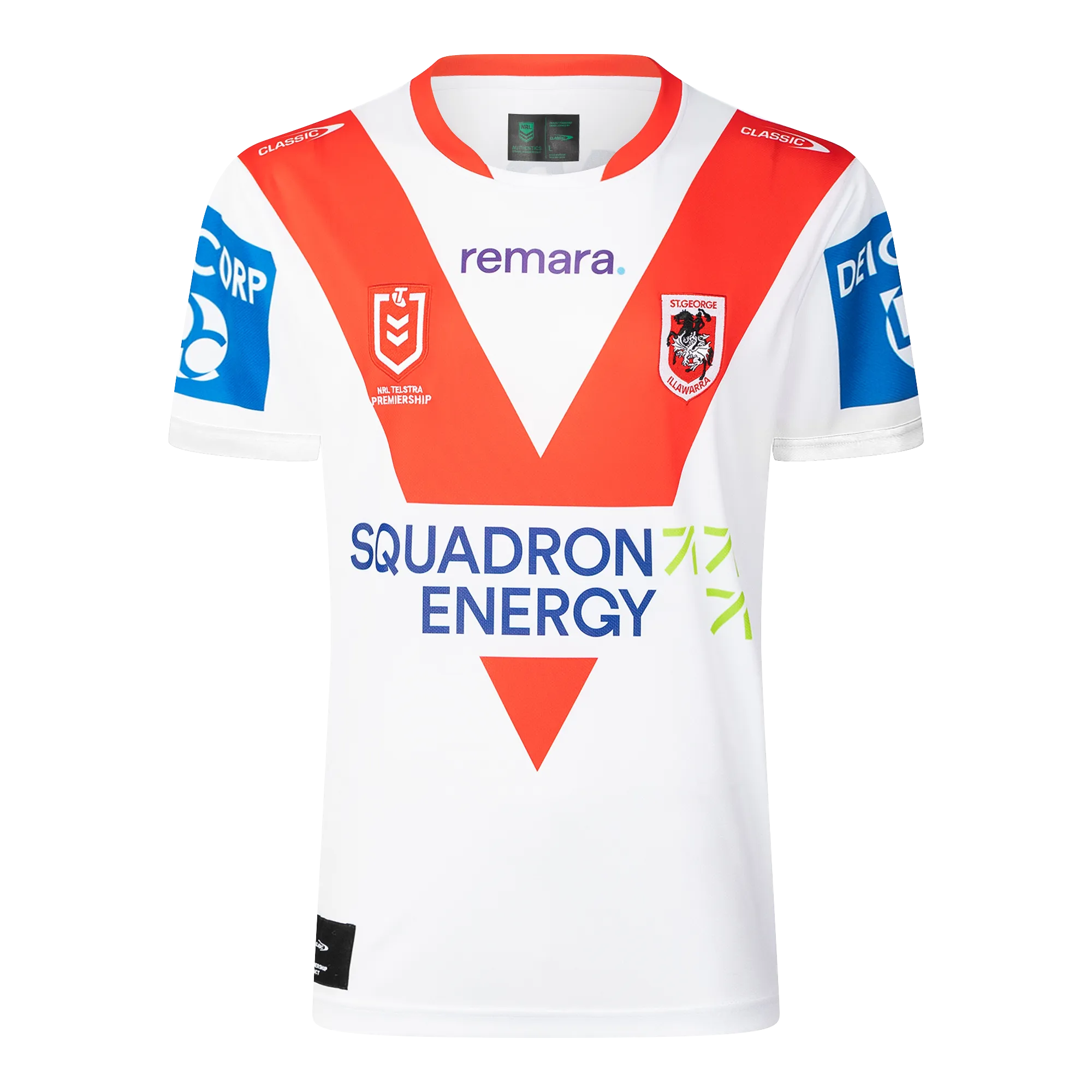 Dragons NRL 25/26 Replica Home Jersey by Classic Sportswear