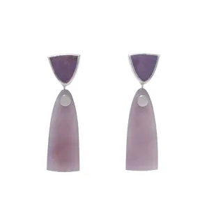 DUO Drops / Lavender Jadeite   Purple Jade