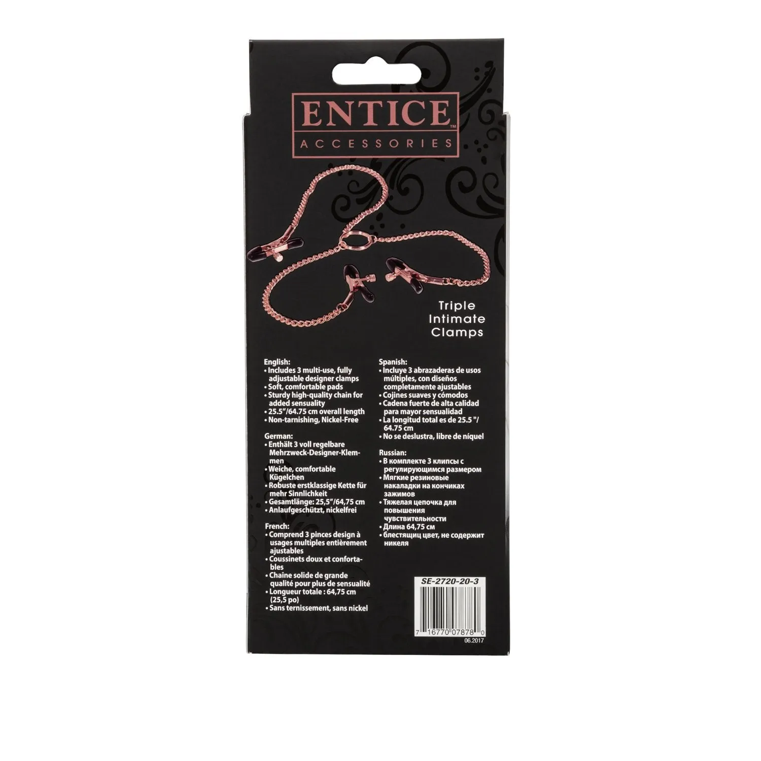 Entice Triple Intimate Clamps