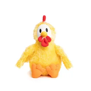 fabdog - Fluffy Chicken Plush Dog Toy