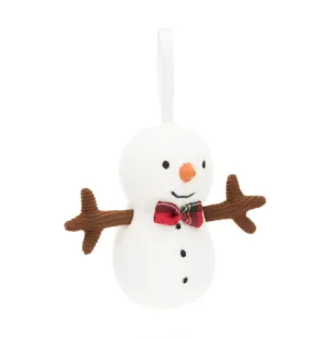 Festive Folly Snowman Ornament