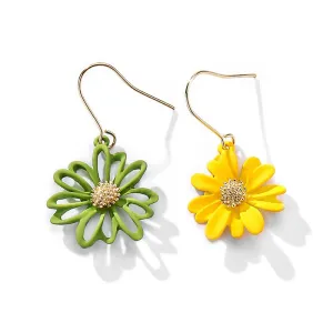 Fresh And Lovely Flower Daisy Earrings