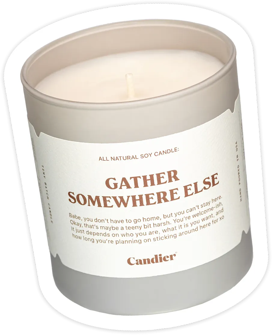 GATHER SOMEWHERE ELSE CANDLE