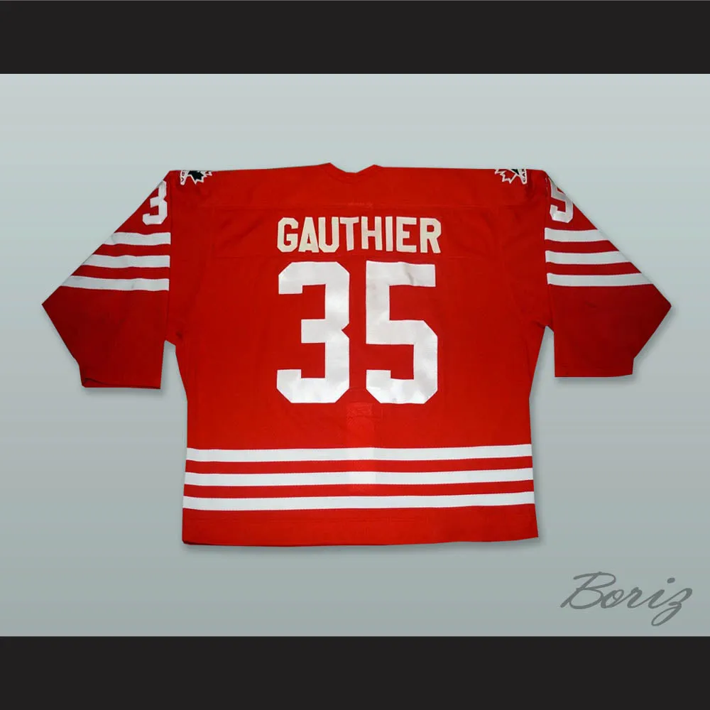 Gauthier 35 Canada National Team Red Hockey Jersey