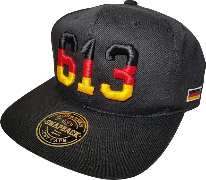 Germany Snapback Cap 613 Black