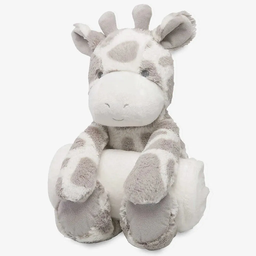 Giraffe Huggie with Blanket
