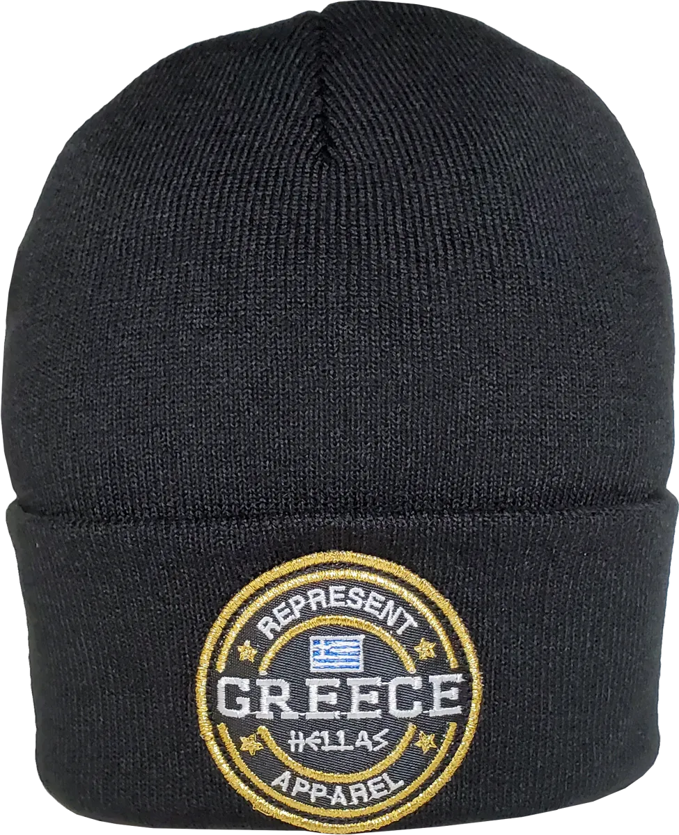 Greece Toque Benchmark Rib Knit Black