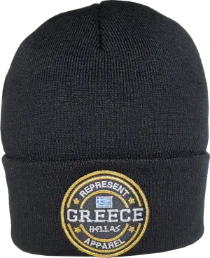 Greece Toque Benchmark Rib Knit Black