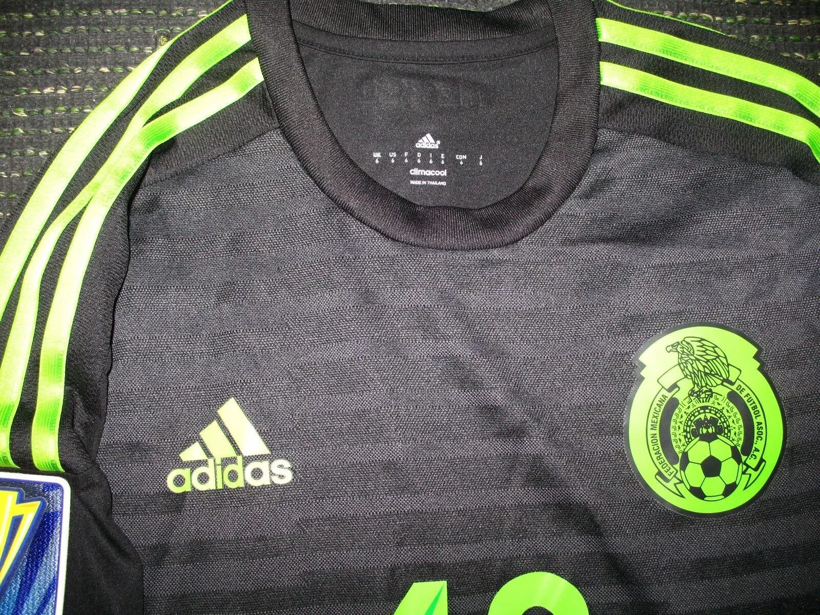 Guardado Mexico 2015 GOLD CUP MATCH WORN ADIZERO Jersey Camiseta Shirt M