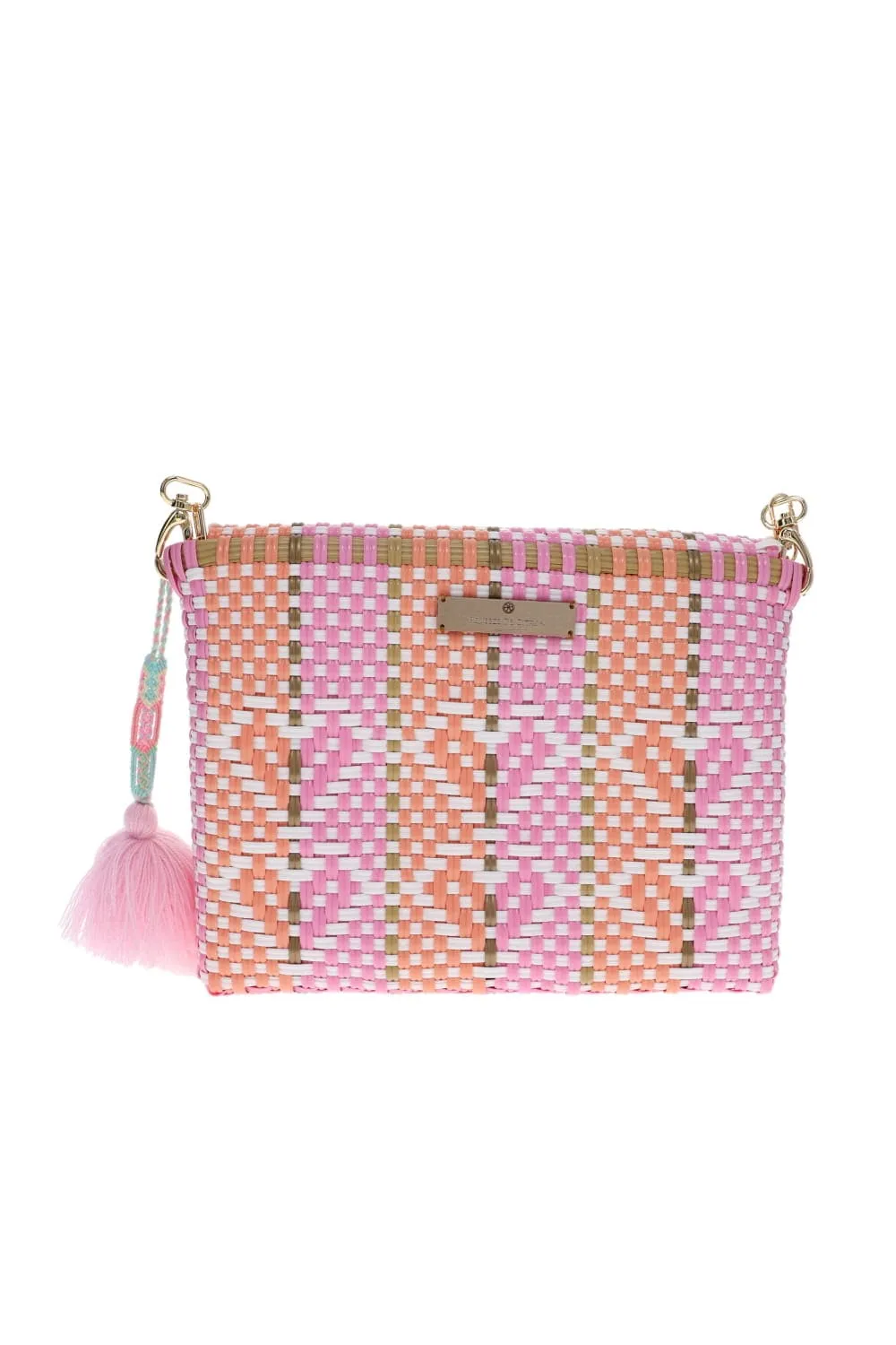 Heart Reflection Melon Rose Citron Clutch