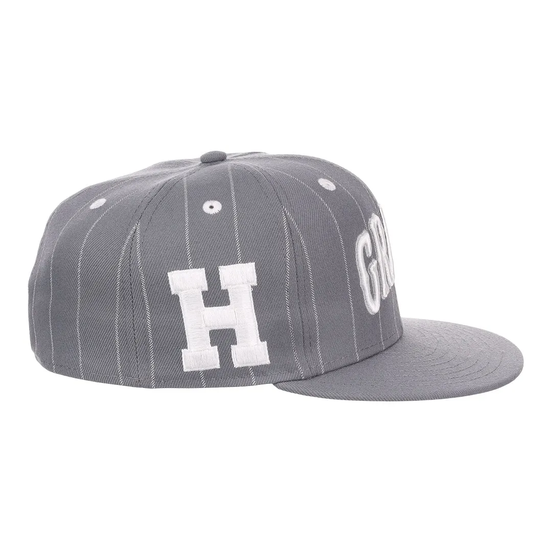 Homestead Grays NLB Black Pinstripe Fitted Ballcap