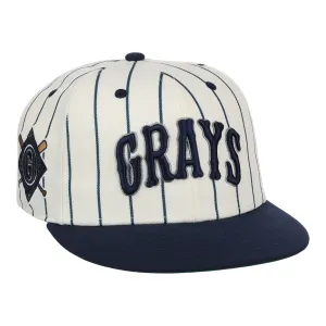 Homestead Grays NLB Pinstripe Fitted Ballcap