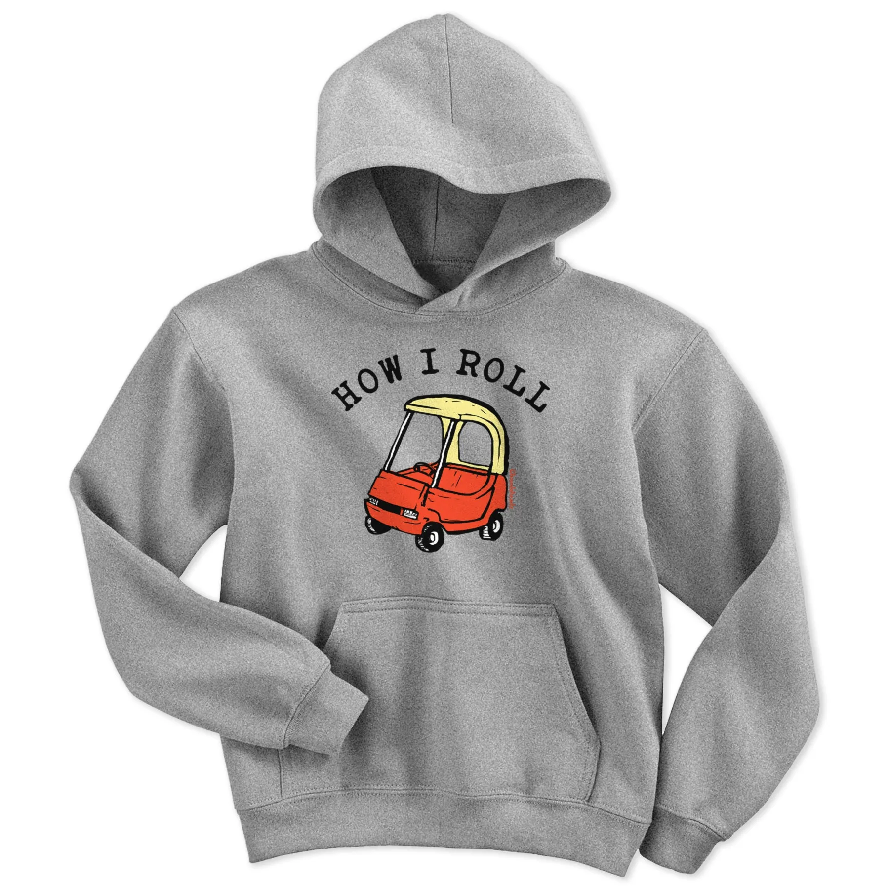 How I Roll Car Youth Hoodie
