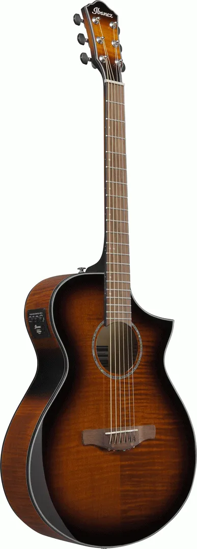 Ibanez AEWC400 Amber Sunburst High Gloss Acoustic Guitar