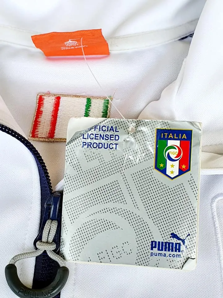 ITALY 2017-2018 PUMA " DRY CELL " QUARTER ZIP TRAINING JACKET SMALL
