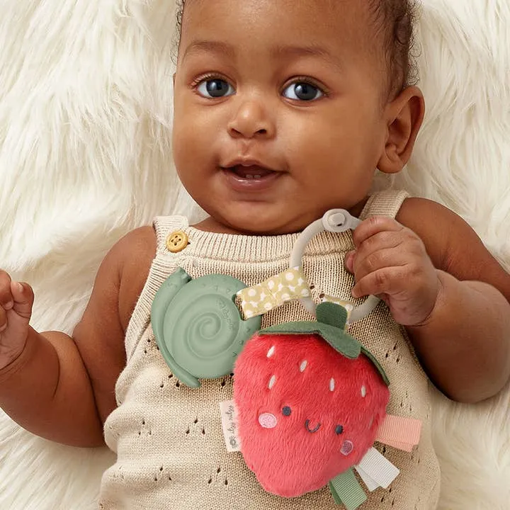 Itzy Ritzy Itzy Pal™ Plush   Teether - Strawberry