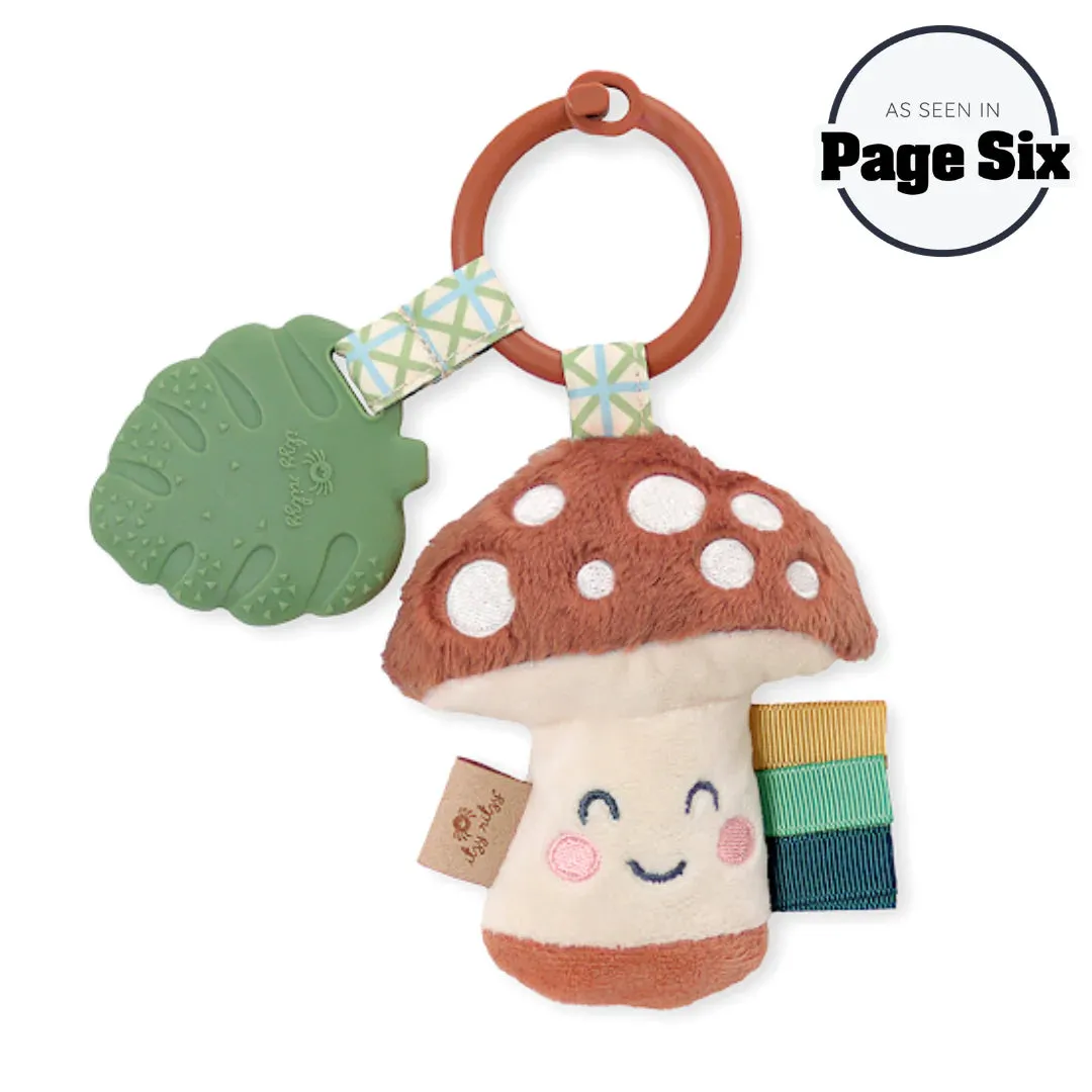 Itzy Ritzy - Pal Plush   Teether - Mushroom