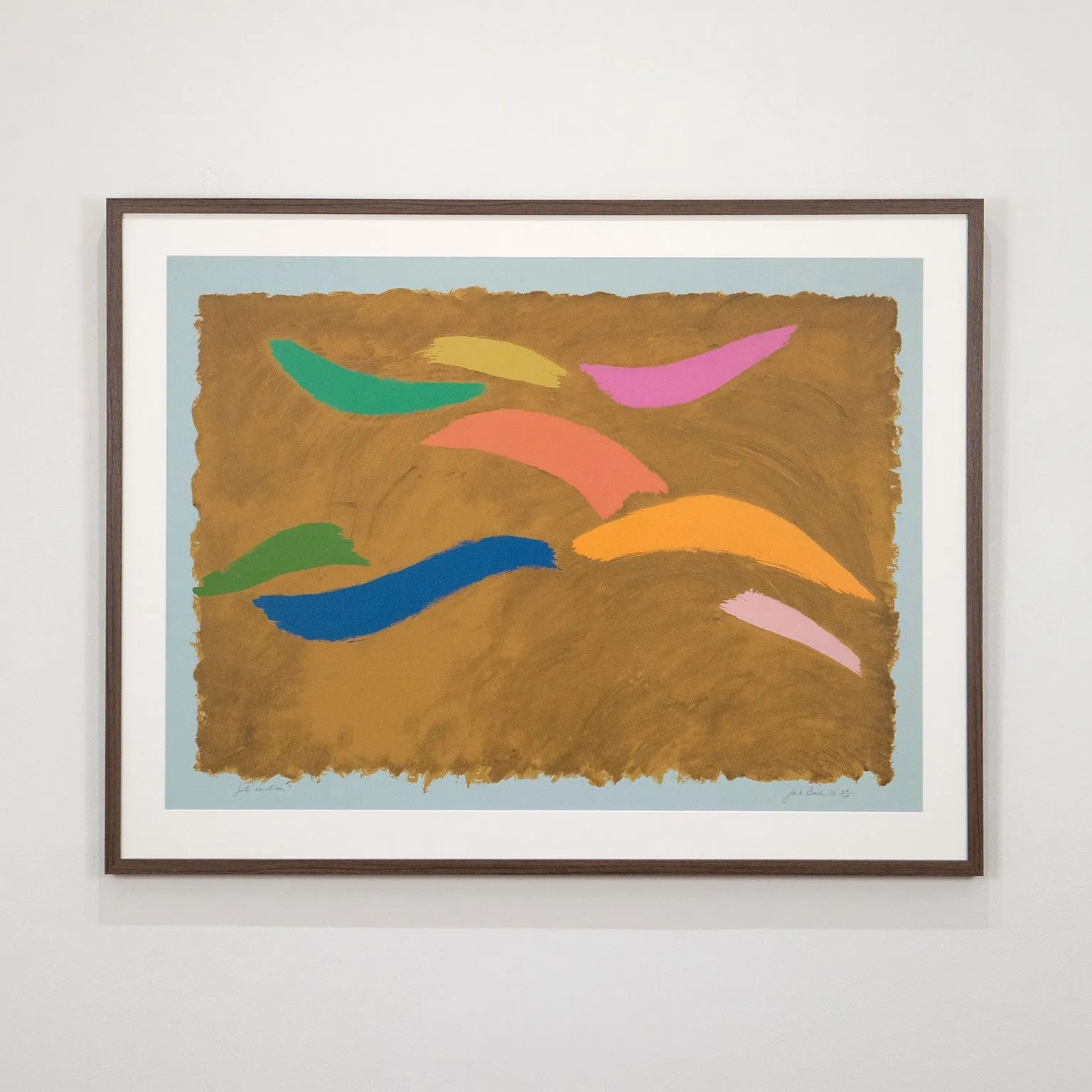 JACK BUSH "JETÉ EN L’AIR" SERIGRAPH, 1976