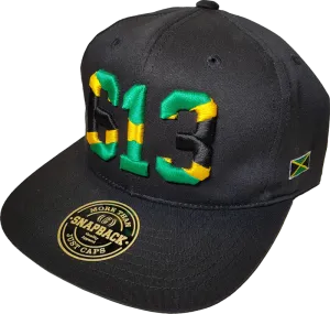Jamaica Snapback Cap 613 Black