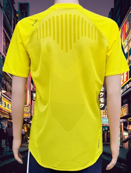 JAPAN 2013 ADIDAS PREDATOR FORMOTION YELLOW TRAINING JERSEY SHIRT LARGE  ジャージーシャツ  # L15337