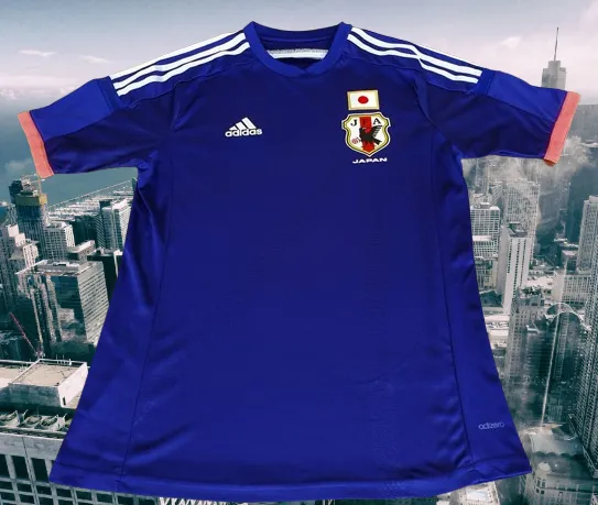 JAPAN 2015-2016 EAFF EAST ASIAN CUP HOME JERSEY ADIDAS ADIZERO SHIRT MEDIUM ジャージーシャツ # G85388