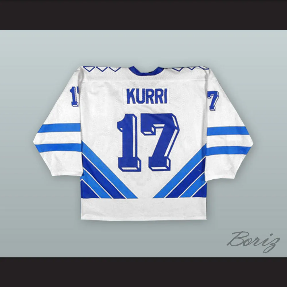 Jari Kurri 17 Finland National Team White Hockey Jersey Canada Cup