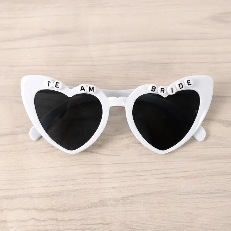 Just Married Sunglasses Wedding Bridal Shower Decoration Bride Groom Team Bride Sun Glasses Bridesmaid Gift Bachelorette Party