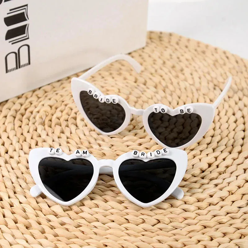 Just Married Sunglasses Wedding Bridal Shower Decoration Bride Groom Team Bride Sun Glasses Bridesmaid Gift Bachelorette Party