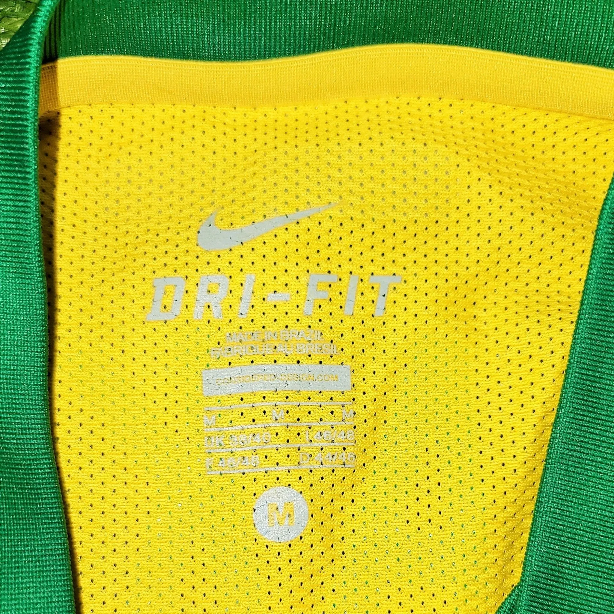 Kaka Brazil WORLD CUP 2010 PLAYER ISSUE Jersey Shirt Camiseta M SKU# 369276-703
