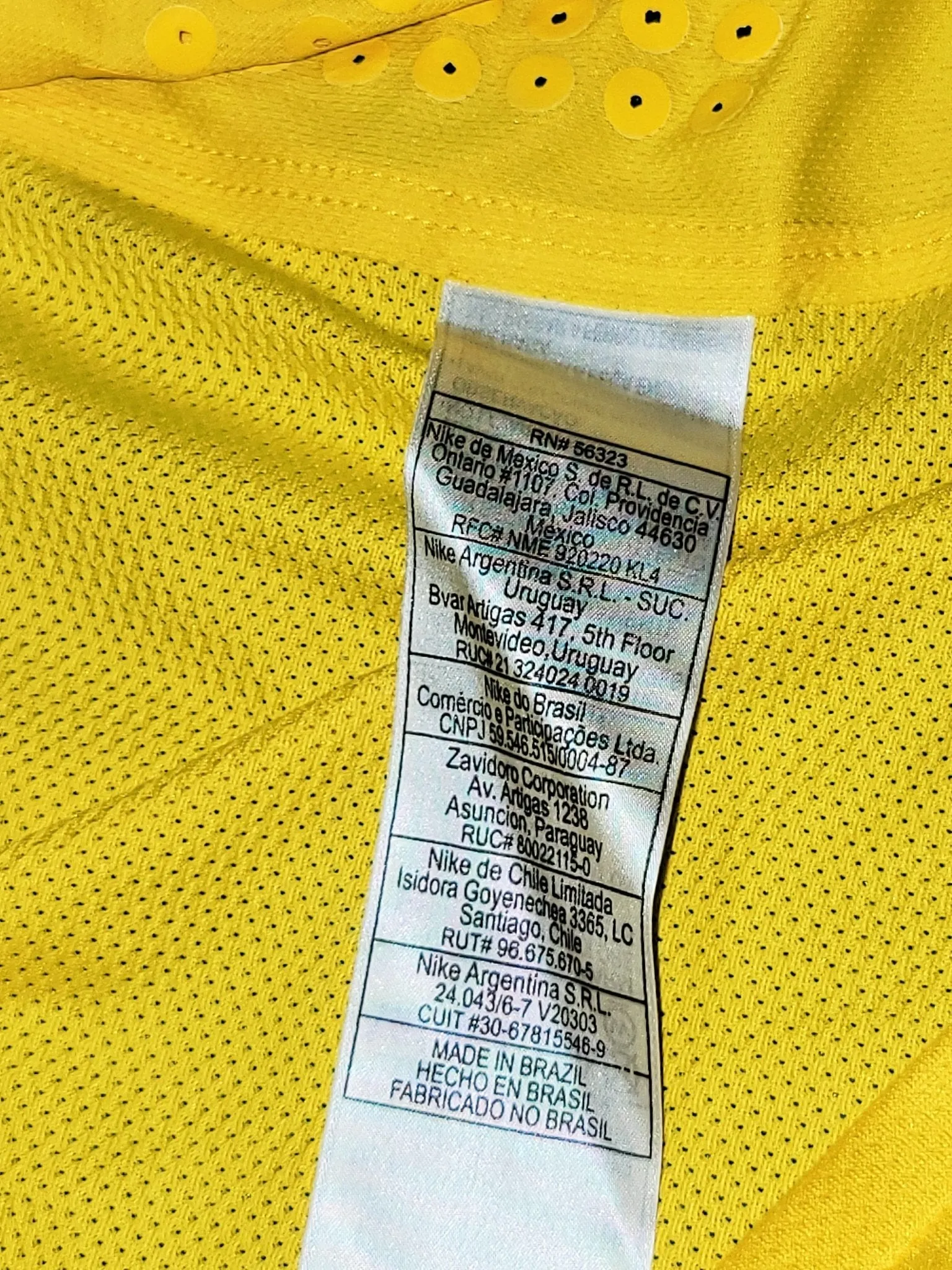 Kaka Brazil WORLD CUP 2010 PLAYER ISSUE Soccer Jersey Shirt L SKU# 369276-703