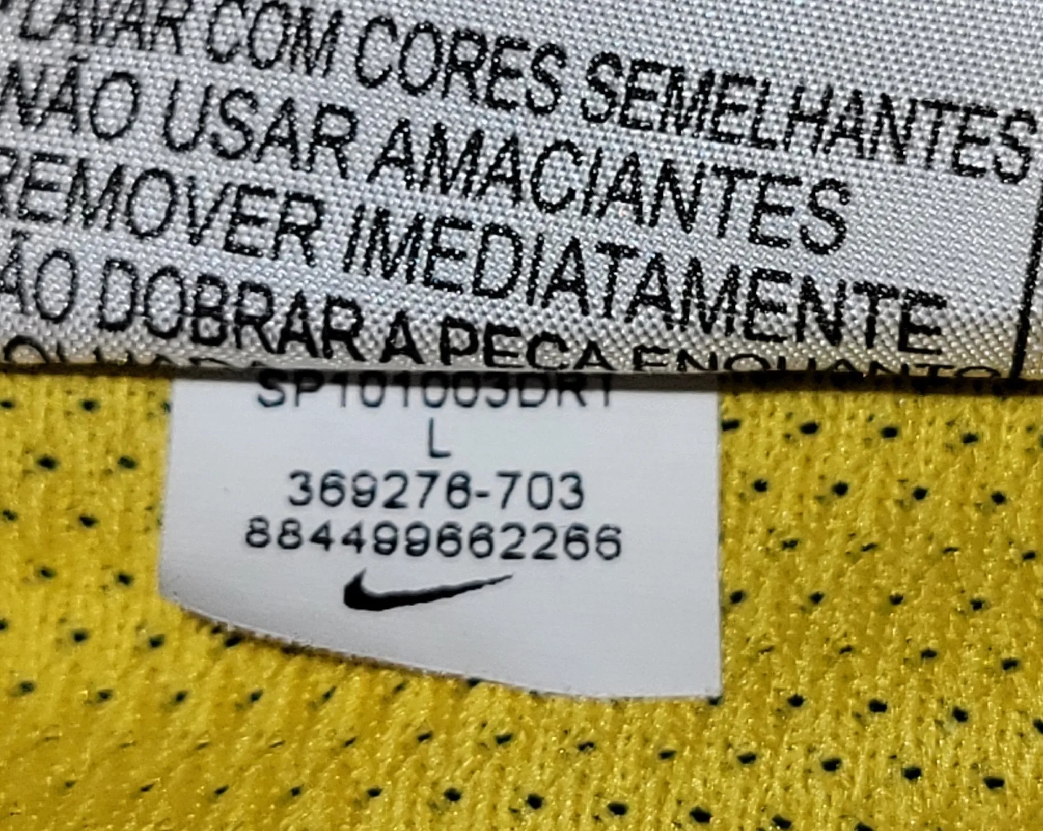 Kaka Brazil WORLD CUP 2010 PLAYER ISSUE Soccer Jersey Shirt L SKU# 369276-703