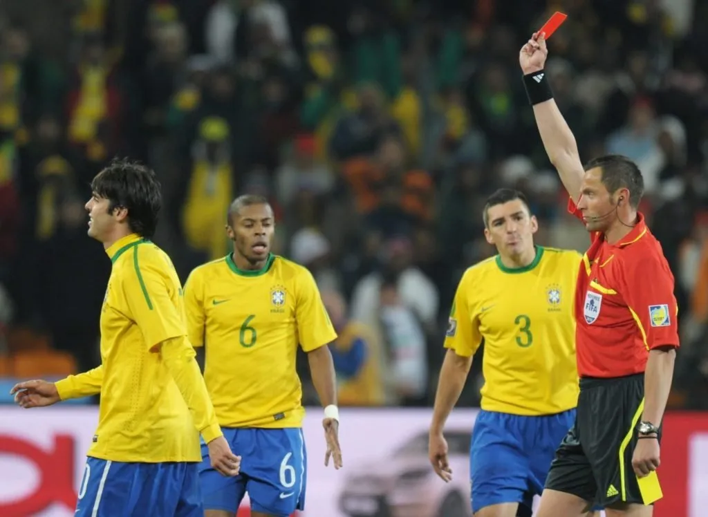 Kaka Brazil WORLD CUP 2010 PLAYER ISSUE Soccer Jersey Shirt XL SKU# 369276-703
