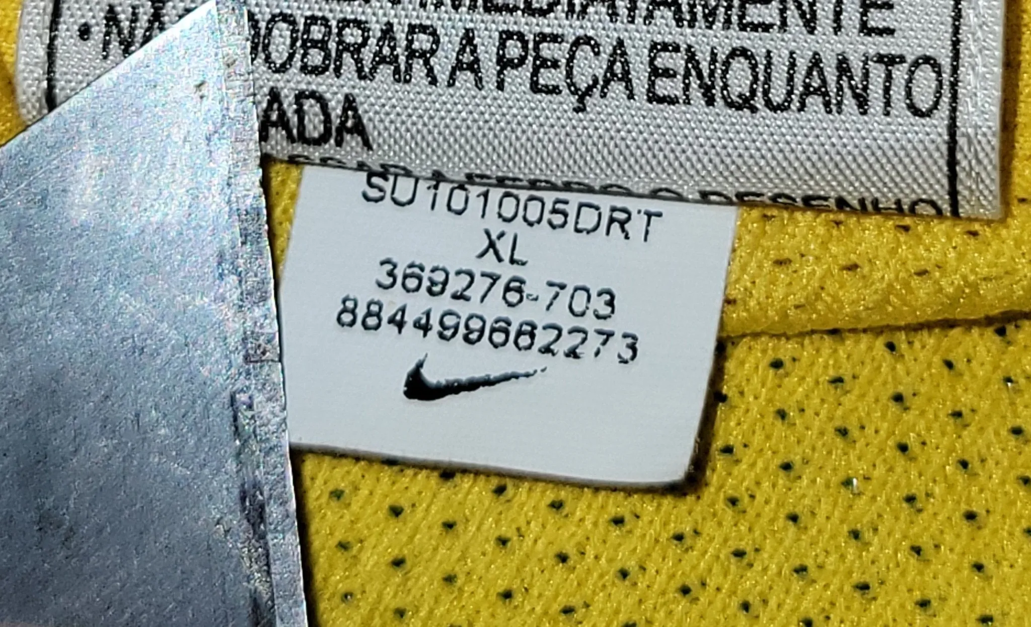Kaka Brazil WORLD CUP 2010 PLAYER ISSUE Soccer Jersey Shirt XL SKU# 369276-703