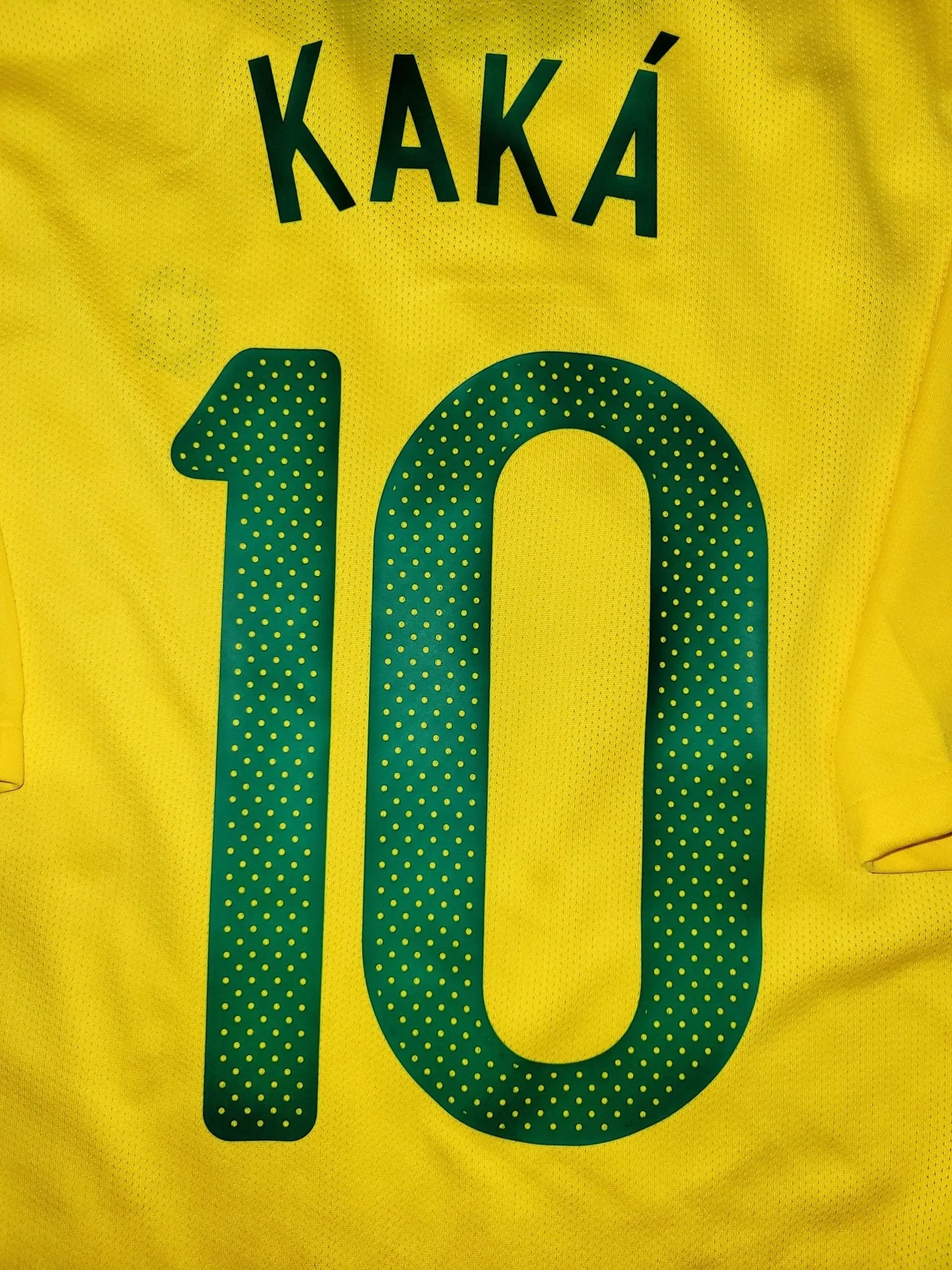 Kaka Brazil WORLD CUP 2010 PLAYER ISSUE Soccer Jersey Shirt XL SKU# 369276-703