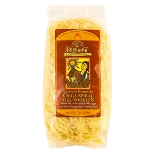 Kelemen Authentic Hungarian Csiga Spiral Egg Noodles - 7 oz / 200 g