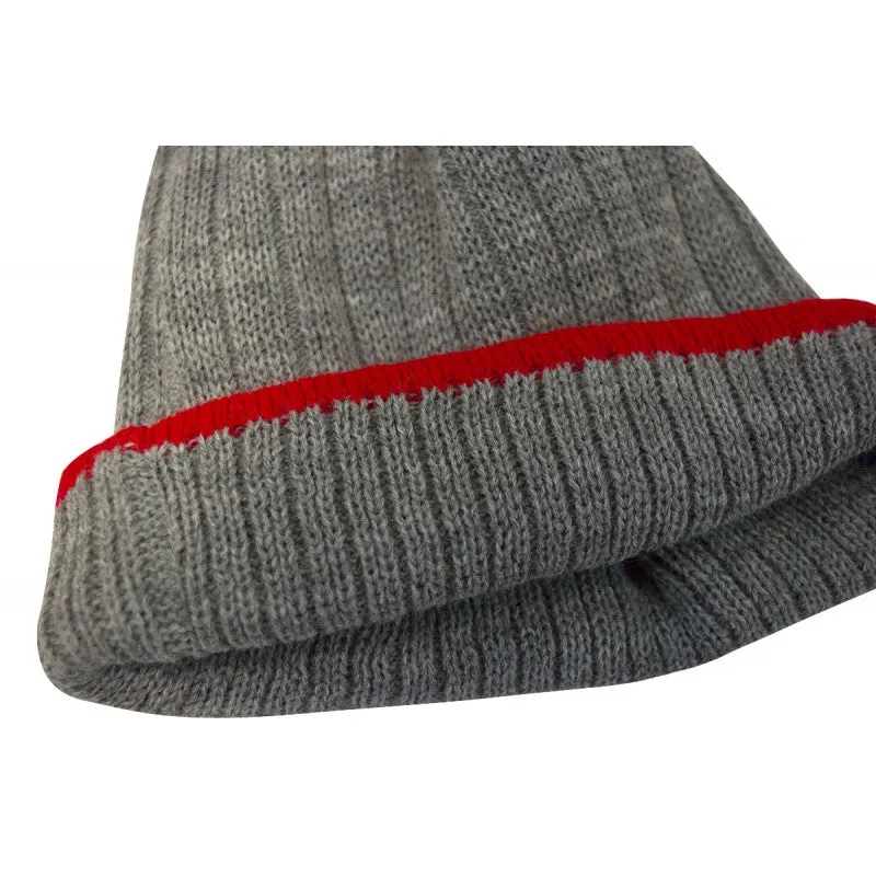 Knitted Polska Winter Hat with White Eagle & Flag