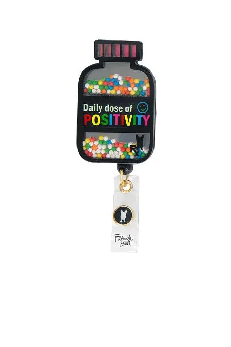 koi French Bull Shaker Retractable Badge Reels
