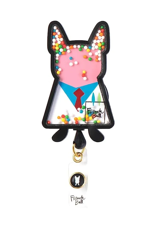 koi French Bull Shaker Retractable Badge Reels