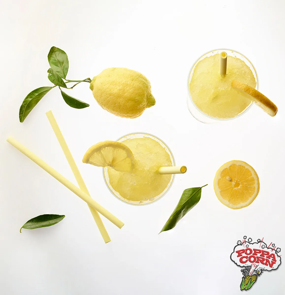 Lemon Edible Straws - 200/case - Item Code: SOR008