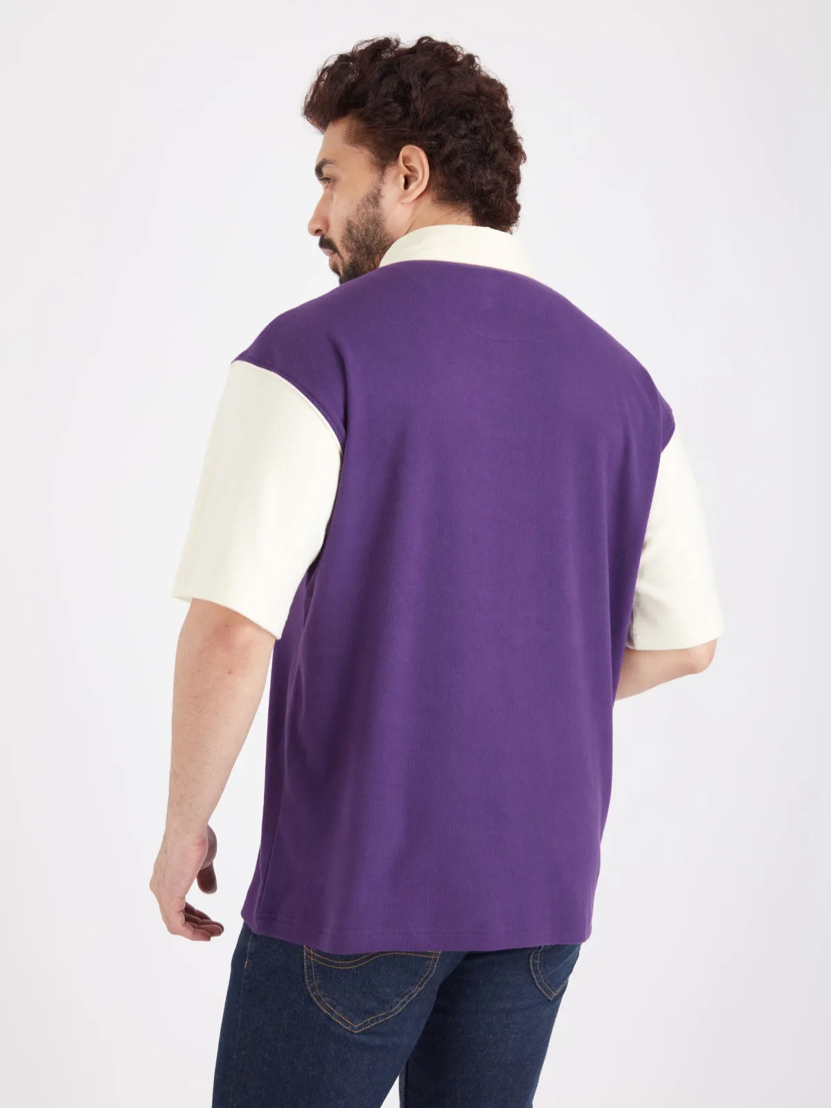 Los Angeles Lakers Typography Oversized Polo