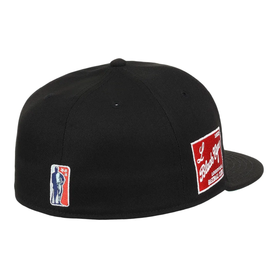 Louisville Black Caps NLB Team Color Fitted Ballcap