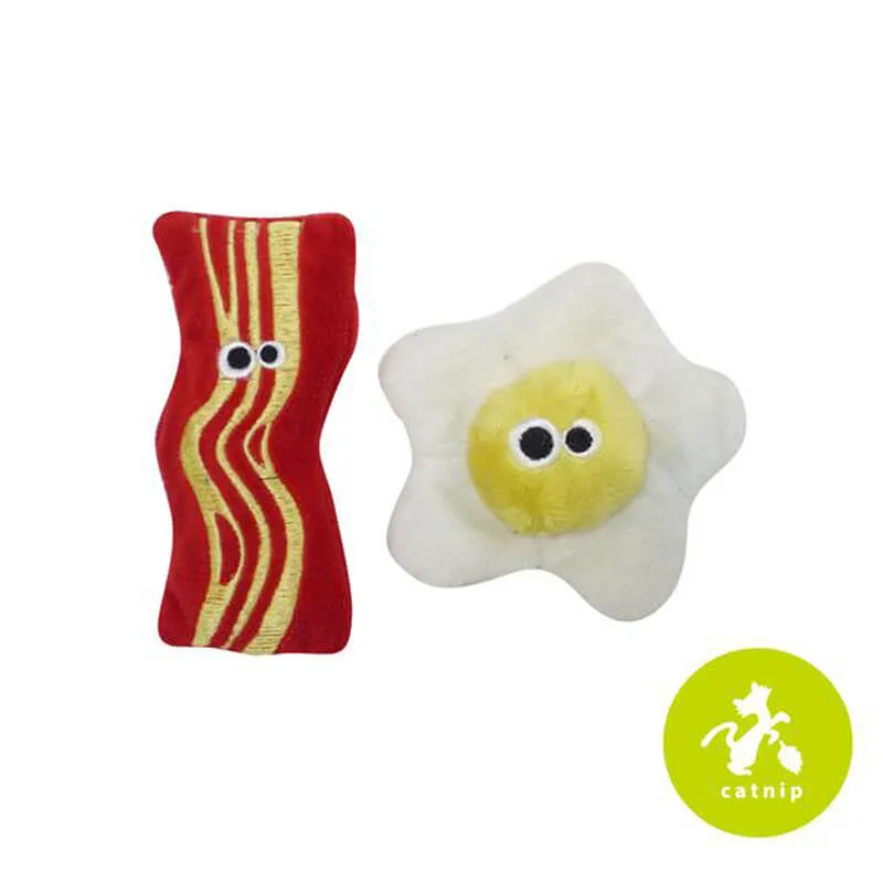 Mad Cat Eggs & Bacon with Catnip & Silvervine Twin Pack