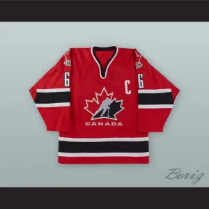 Mario Lemieux 66 Canada National Team Red Hockey Jersey