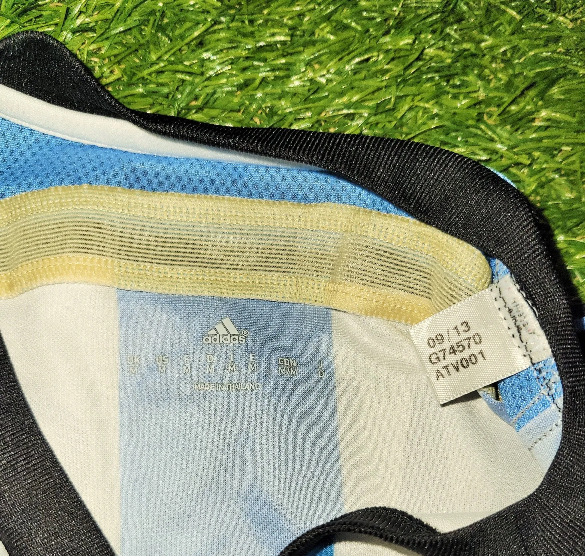 Messi Argentina 2014 WORLD CUP SEMIFINAL ADIZERO PLAYER ISSUE Jersey Shirt Camiseta M SKU# G74570