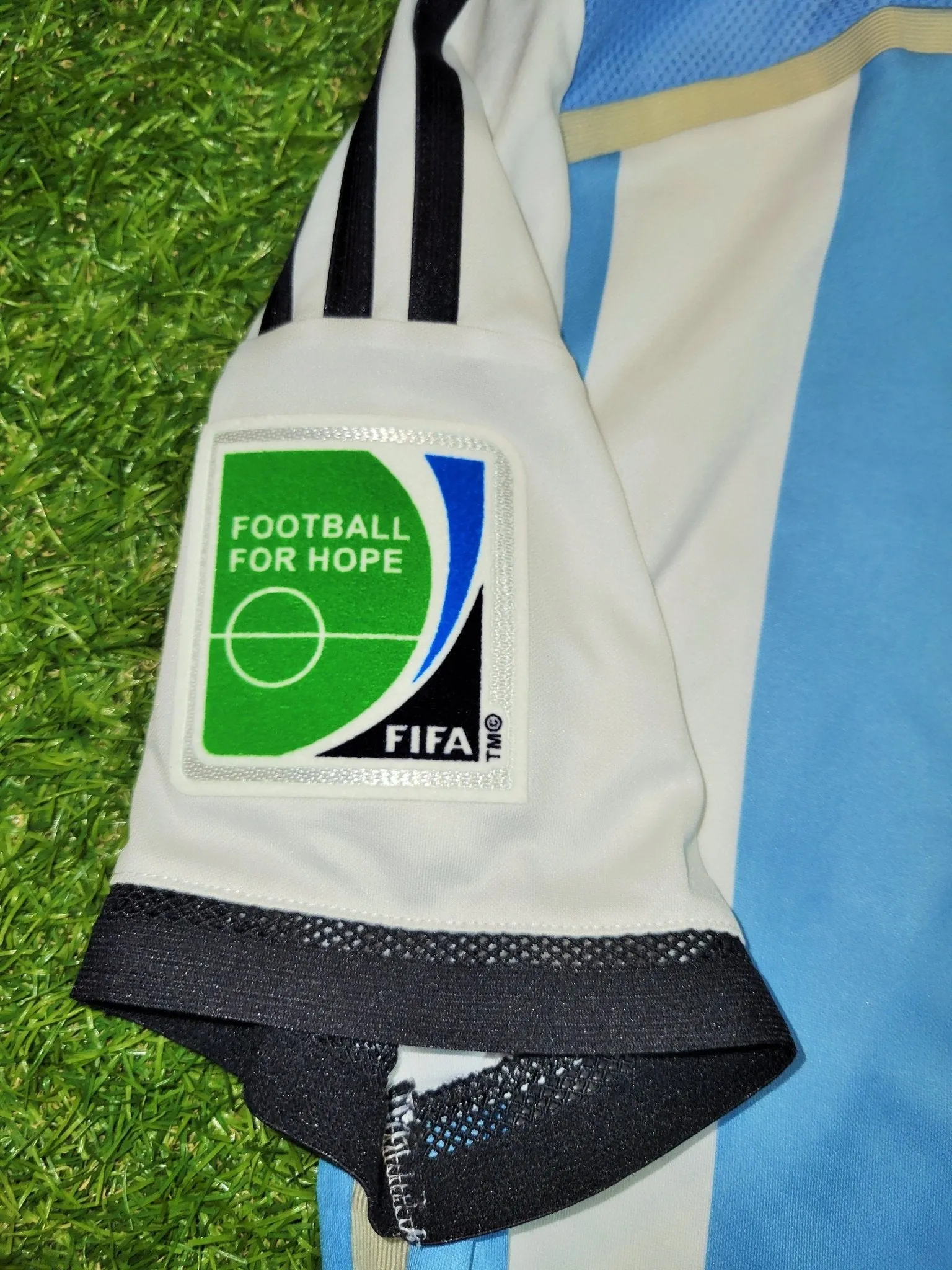 Messi Argentina 2014 WORLD CUP SEMIFINAL ADIZERO PLAYER ISSUE Jersey Shirt Camiseta M SKU# G74570