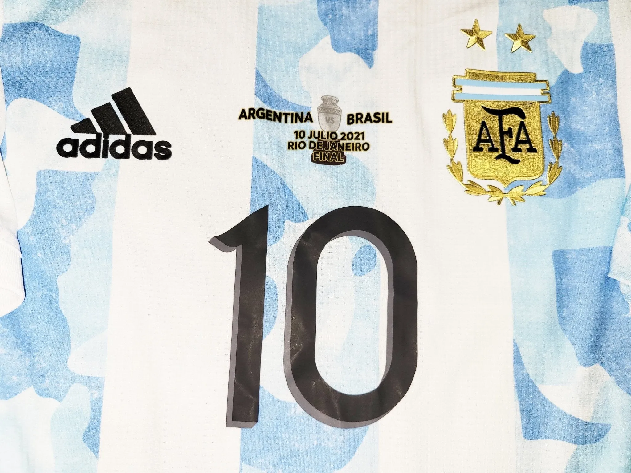 Messi Argentina 2020 2021 2022 COPA AMERICA FINAL PLAYER ISSUE Home Soccer Jersey Shirt BNWT M SKU# FS6568