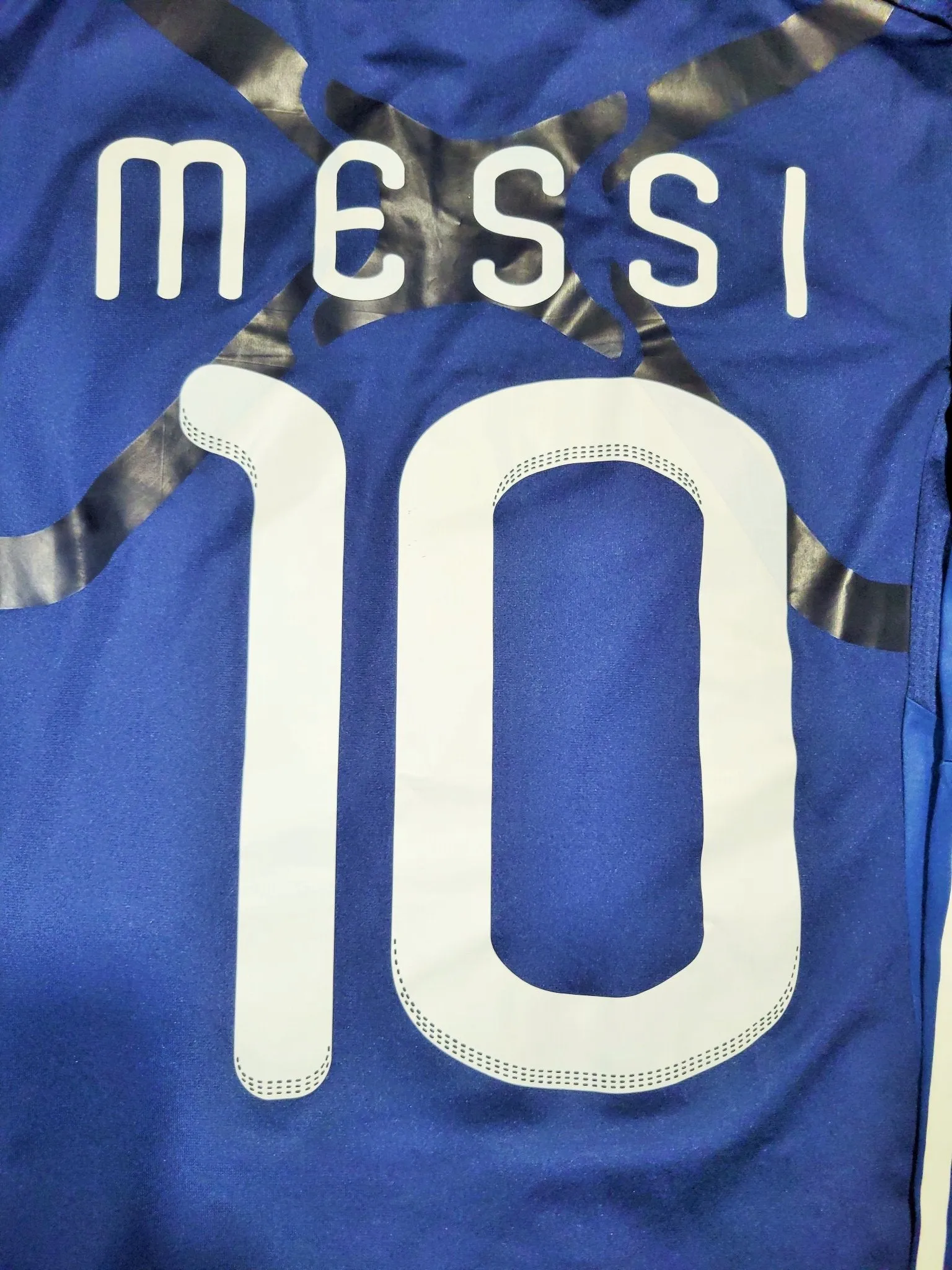 Messi Argentina COPA AMERICA TECHFIT PLAYER ISSUE 2011 Away Jersey Shirt Camiseta S SKU# V32087