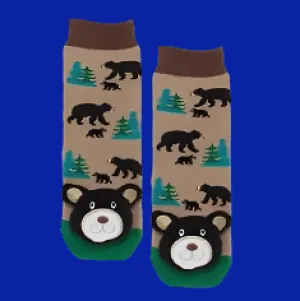 Messy Moose Bear Cub Baby Sock