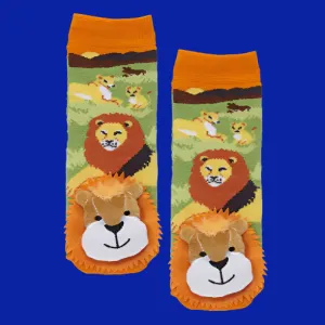 Messy Moose Lion Baby Socks