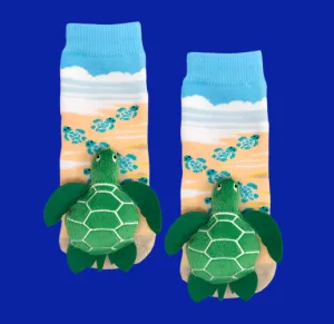 Messy Moose Sea Turtle Baby Sock